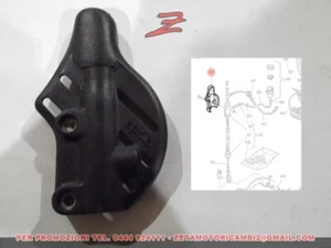 Kurbelgehäuse Abdeckung Bremspumpe hinten schwarz Original Aprilia Tuareg Wind 350 1987 - Bild 1 von 1