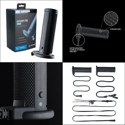 Empuñaduras térmicas Oxford Hotgrips profesionales para motocicletas deportivas Foto 1 de 4