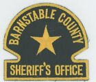 MASSACHUSETTS MA BARSTABLE COUNTY SHERIFF'S OFFICE NICE SHOULDER PATCH POLICE