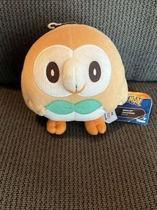 Pokemon Center Rowlet 2017 Original Plush 7" NWT, TOMY - Picture 1 of 2