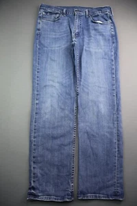 Pantalones de mezclilla Levi's 514 2017 ajustados rectos talla 36x32 (medida 35x30) con cremallera mosca - Imagen 1 de 8