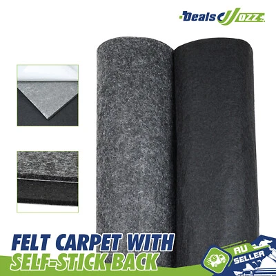Sticky Backed Felt Car Trunk Carpet Cabinet Drawer Shelf Liner Stain Wear Resist - image 1 of 4