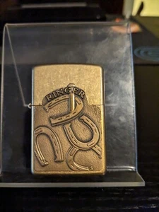 ZIPPO 2008 BRASS HORSESHOE RINGER BARRETT SMYTHE LIGHTER - Picture 1 of 7
