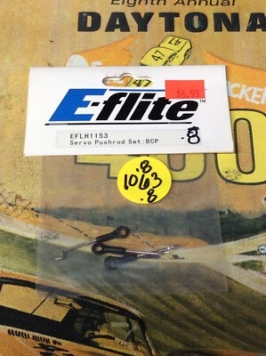 E-flite EFLH1153 Servo Pushrod Set {3pc}: BCP, BCPP NewInPack USA Shipped - Image 1 of 2