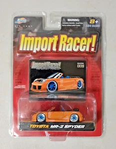 Jada Diecast Import Racer #009 Toyota MR2 Spyder Orange NEW Sealed 1:64 2004 - Picture 1 of 2
