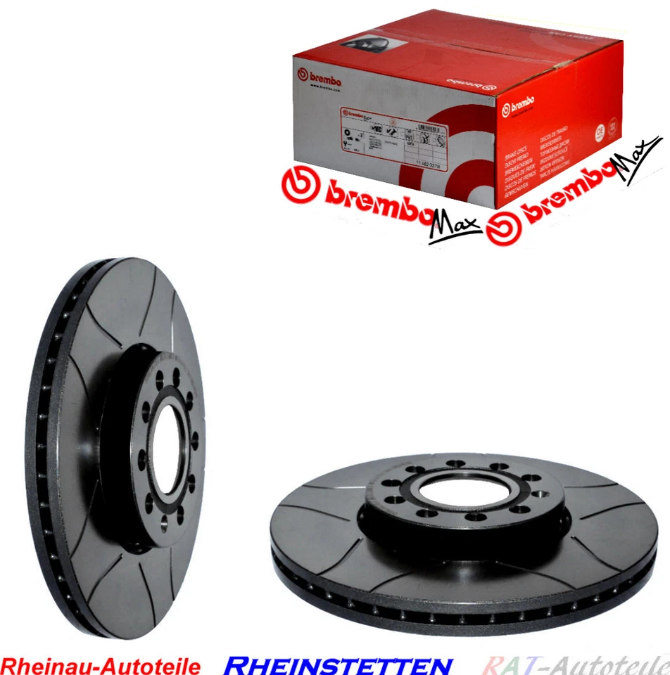 Brembo Max Sport 2xBremsscheiben -280mm-VA-SEAT Altea, XL, Leon (1P1),Toledo III - Bild 1 von 3