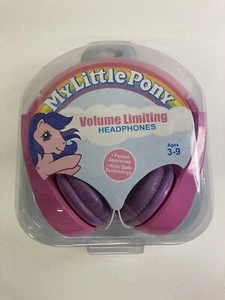 NEW! My Little Pony Sakar Kids Safe Over The Ear Headphones Volume Limiting - Picture 1 of 2