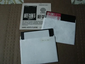 Commodore DEF CON 5 Master Disk with Manual + (1) Formatted Blank Disk - Photo 1/9