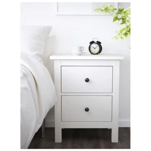 IKEA HEMNES 2-drawer chest, white stain, 21 1/4x26 " 802.426.27 -NEW - Picture 1 of 6