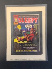 1974 Topps Wacky Packages Sleepy Magazine 11th Series 11 NM-
