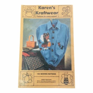 Aplique sin cortar Karen's Kraftwear patrón de costura 194 conceptos de costura - Imagen 1 de 1
