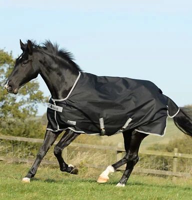 Bucas Anniversary Turnout 50g Weidedecke Regendecke Black/Silver - Bild 1 von 4