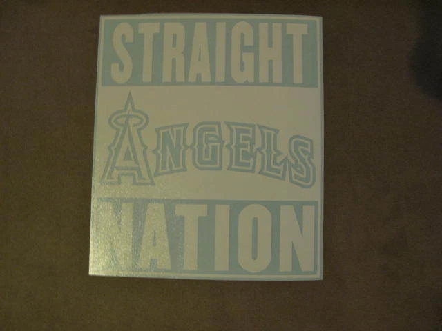 STRAIGHT ANGELS NATION car decal   - Image 1 of 1