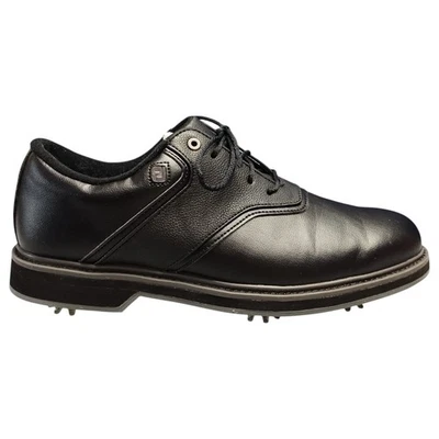 FootJoy FJ Originals Golf Shoes Men's US 8M Black Leather Athletic Lace Up 57024 - Image 1 of 4