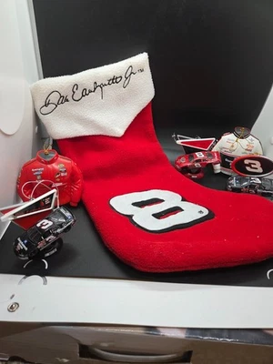 Dale Earnhardt Jr. Paquete de Navidad 3 Adornos de Coche, 2 Adornos de Chaqueta Nascar Foto 1 de 4