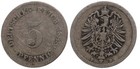 Deutschland - 5 Pfennig Deutsches Reich - 1875-1916 verschiedene Jahrgänge