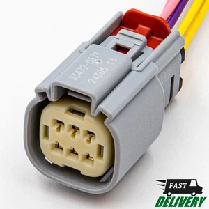 Conector eléctrico 6 pines. Mujer. Impermeable. 20315F - Imagen 1 de 5