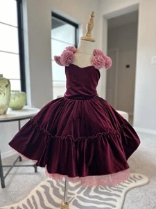 Dollcake Vintage Charity Velvet Dress Size 6 - Picture 1 of 7