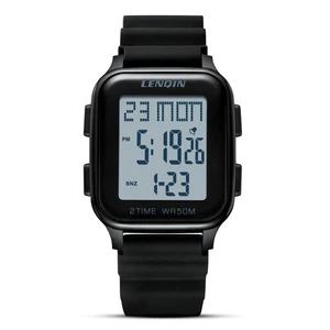 Mens Digital Watch Ultra Thin Minimalist Sports Waterproof Digital Watches Me... - Picture 1 of 7