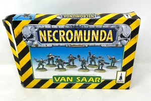 RARE Warhammer Necromunda Van Saar Gang, Boxed, Metal, Games Workshop Painted - Picture 1 of 6