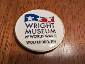 Wright Museum Of World War II Wolfeboro NH Challenge Coin Homecoming - Picture 1 of 2
