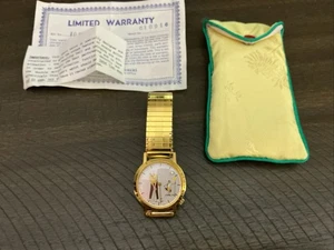 Vintage Hong Kong Golf Neuheit Uhr Action Dial 34mm Mens Associated Mfg 1970’s - Bild 1 von 4