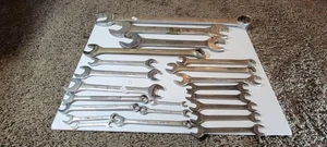 Vintage Williams Kombination und Ringschlüssel Sortiment Posten von 24 Sae USA  - Bild 1 von 12