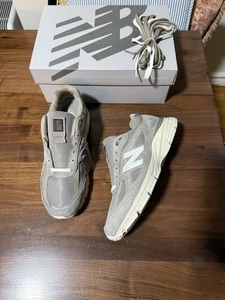 NEW BALANCE KITH X 990V4 MADE IN USA “Moonrock” Grey/Cream Size 11 Sneakers - Picture 1 of 9