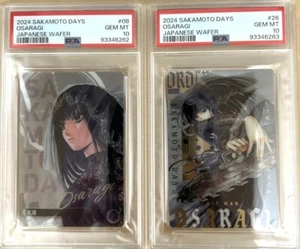 PSA 10 números secuenciales conjunto SAKAMOTO DAYS Osaragi C-08 SP-26 tarjeta oblea - Imagen 1 de 2