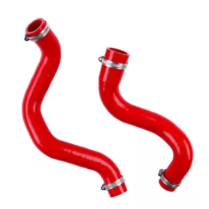 Silicone Radiator Hose Kit Upper + Lower Performance RED 3800 3.8L GM +Clamps - Picture 1 of 1