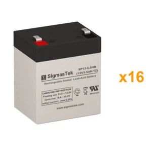 APC SRT6KXLT-IEC UPS Replacement Battery Set by SigmasTek- 12v 5.5AH - Picture 1 of 4
