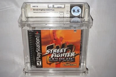 Street Fighter EX2 Plus EX 2 (Sony Playstation 1 ps1) WATA 8.5 A+ NEW Sealed - Image 1 of 2