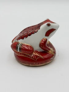 Elizabeth Arden Scented Frog Pomander Figurine, Hand Decorated Plumberry Spice - Picture 1 of 5