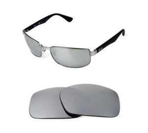 NUEVO REPUESTO POLARIZADO LENTE DE HIELO PLATEADO AJUSTE RAY BAN RB8316 62mm GAFAS DE SOL - Imagen 1 de 5