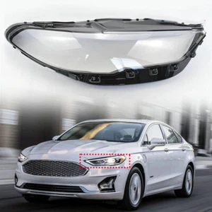 For Ford Fusion 2017-2019 Left Front Headlamp Cover Headlight Lens Shell Clear - Picture 1 of 8