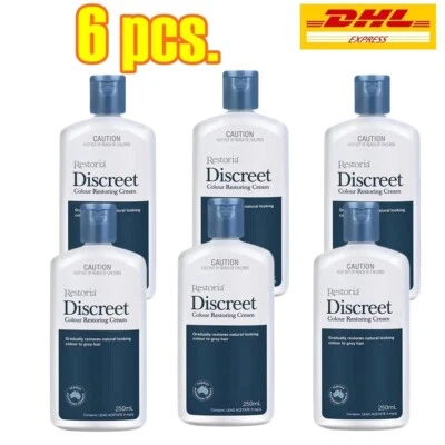 6 x Crema restauradora de color de cabello Restoria discreta color de cabello de aspecto natural Foto 1 de 4