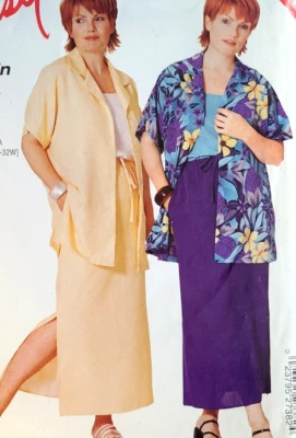 UC EASY Stitch 'N Save 2738 Sew Pattern Shirt Skirt Tank Top Plus Size 28W-32W - Image 1 of 4