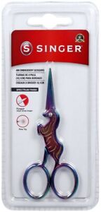 Singer Forged Unicorn Embroidery Scissors 4"-Spectrum (Pack of 1)