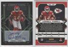 2021 Obsidian Rookies Electric Etch Green /50 Cornell Powell #139 Rookie Auto Rc