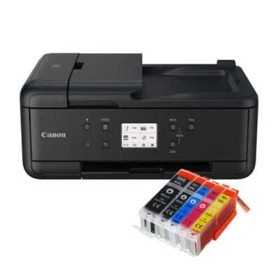 Canon Pixma TR7650 DRUCKER SCANNER KOPIERER WLAN + 5 XXL TINTE gebraucht - Bild 1 von 4