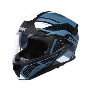 SMK Gullwing Navigator Blue White Gloss Helmet (Gl 551) - Bild 1 von 1