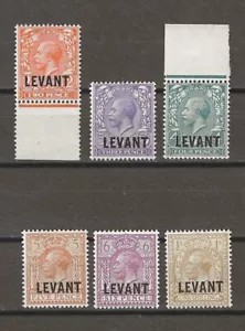 BRITISH LEVANT 1921 SG L18/L23 MNH - Imagen 1 de 2