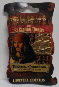 Pin Disney DSF Piratas del Caribe Jack Sparrow Prendedor Lanzamiento Sorpresa LE300 - Imagen 1 de 3