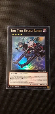 Yu-Gi-Oh! Time Thief Double Barrel, GFTP-EN013, UR, 1. Edition, Englisch, NM - Bild 1 von 4