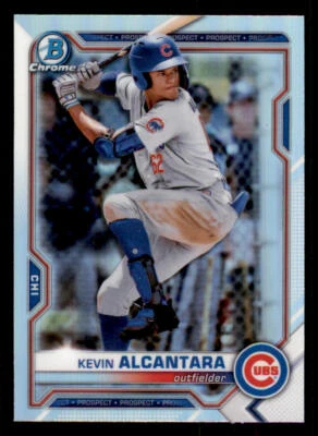 2021 Bowman Chrome Draft Refractors #BDC62 Kevin Alcantara - Image 1 of 2
