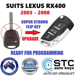 SUITS LEXUS RX400 RX 400 MANDO A DISTANCIA COCHE LLAVERO ABATIBLE 2003 2004 2005 2006 2007 2008  - Imagen 1 de 12
