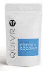 Quivr Coffee and Coconut Body Scrub, 100% natural, 10 oz