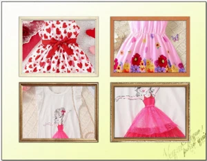 Girl's, Toddler's, Heart, Floral, Dancer Dresses 1-2 yr, 3-4 yr - Picture 1 of 22