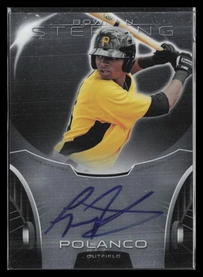 Autógrafos Bowman Sterling 2013 #BSAP-GP Gregory Polanco Prospect Foto 1 de 2