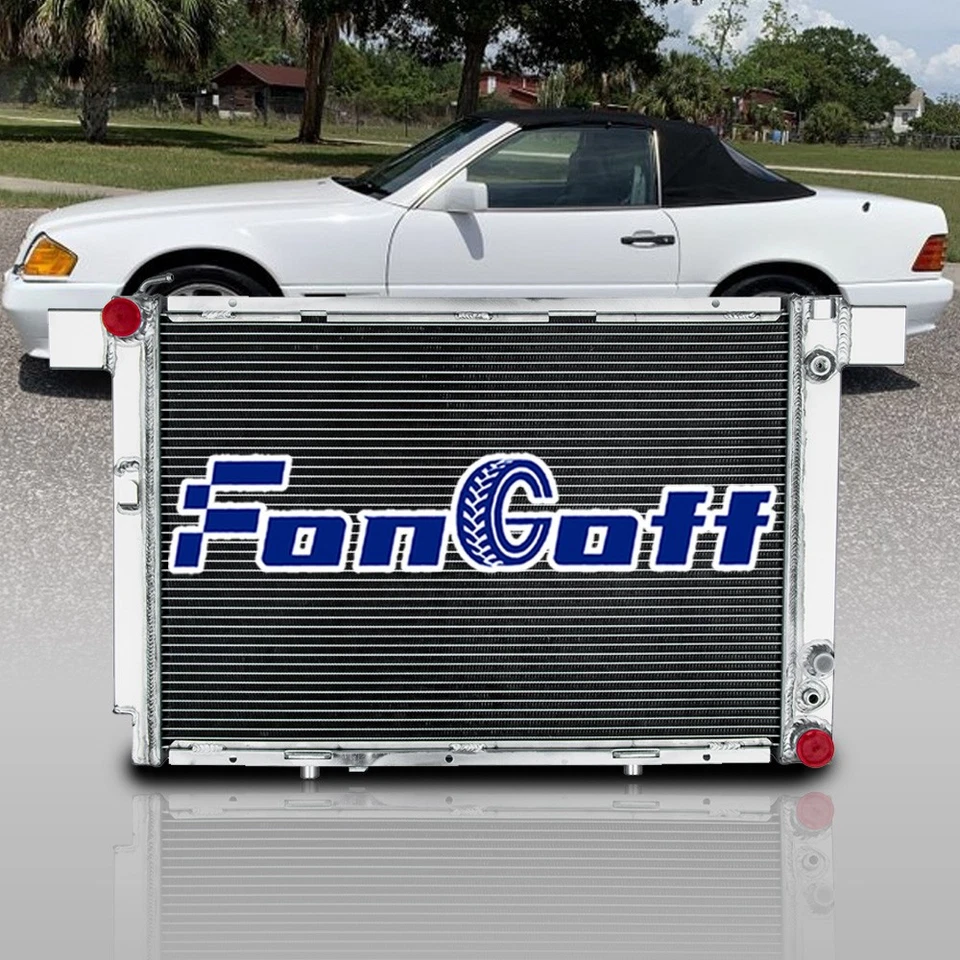 3 Row Aluminum Radiator For 1990-2002 1994 MERCEDES BENZ SL500 500 SL 5.0L — 第 1/4 张图片